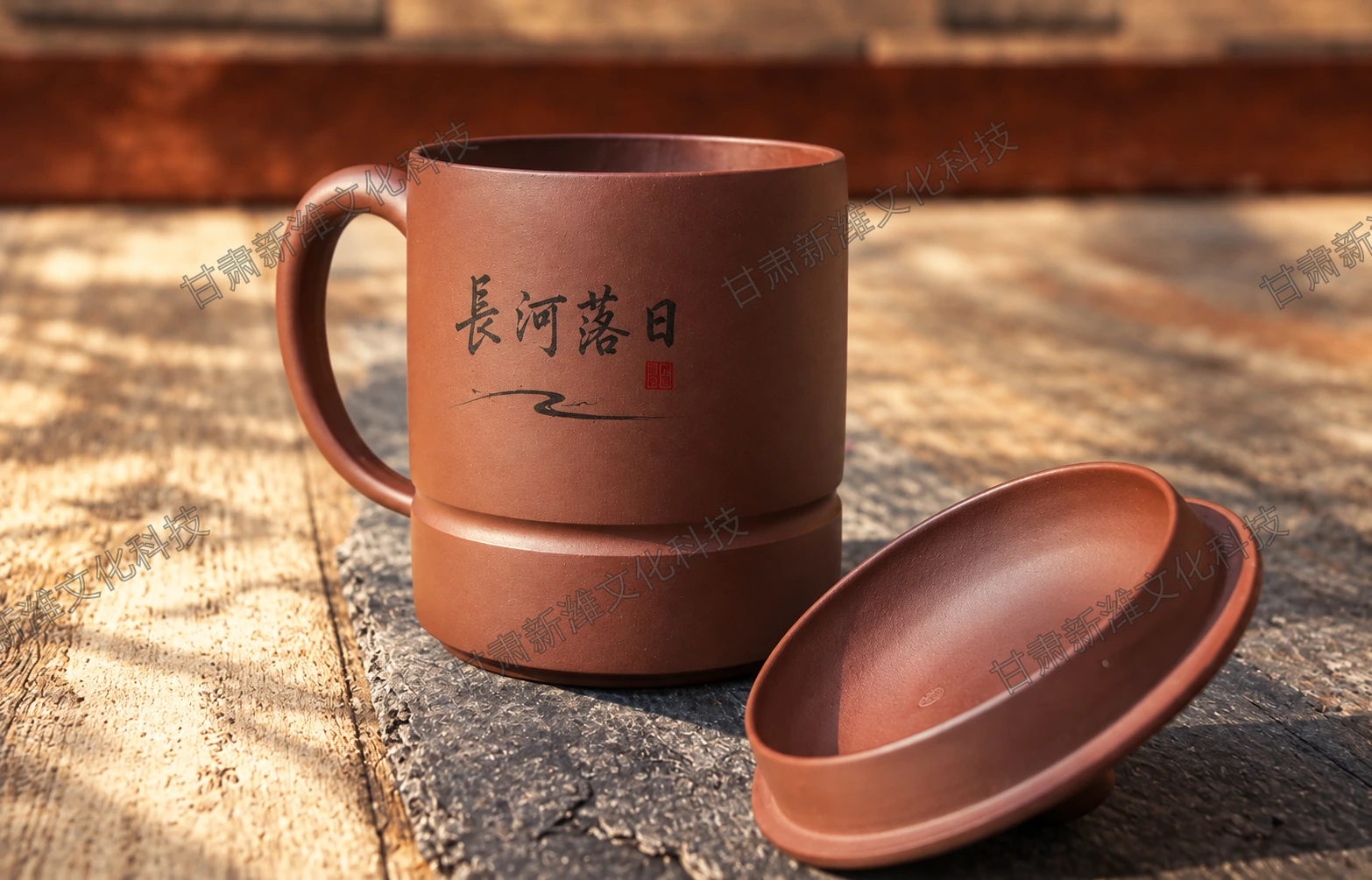 竹节紫砂杯 第 3 张图，共 3 张